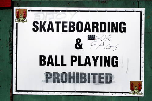 Enjoy Skateboarding and Ball Playing