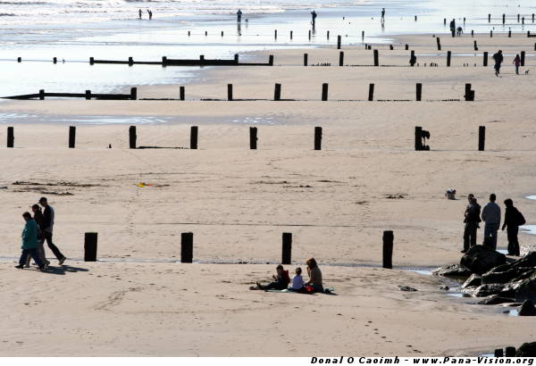 Wave Breakers on Youghal Beach